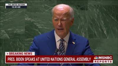 President Biden pledges continued support of Ukraine in his address to the U.N. General Assembly.