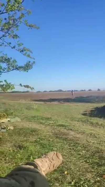 Ukrainians taking down of the Russian missiles