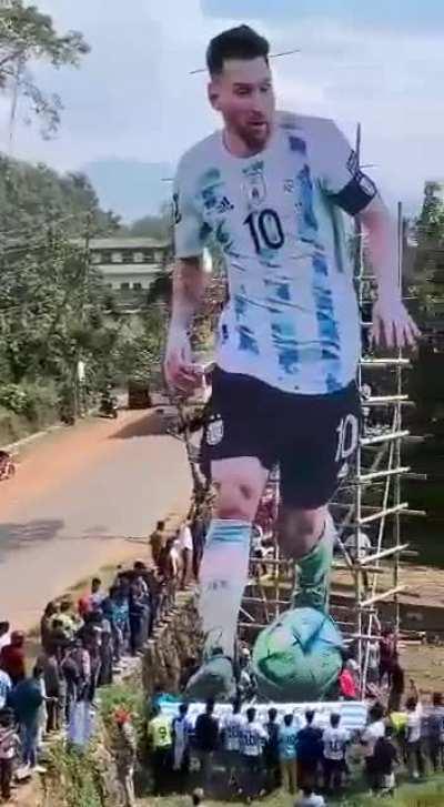 OFRENDA AL DIOS MESSI PARA UNA BUENA COSECHA