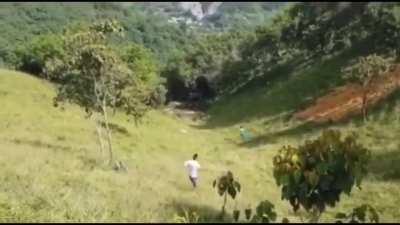 They're still looking for him