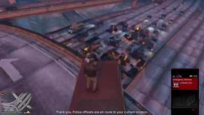 [GTA V] At least the Ever Given didn't cause this much chaos