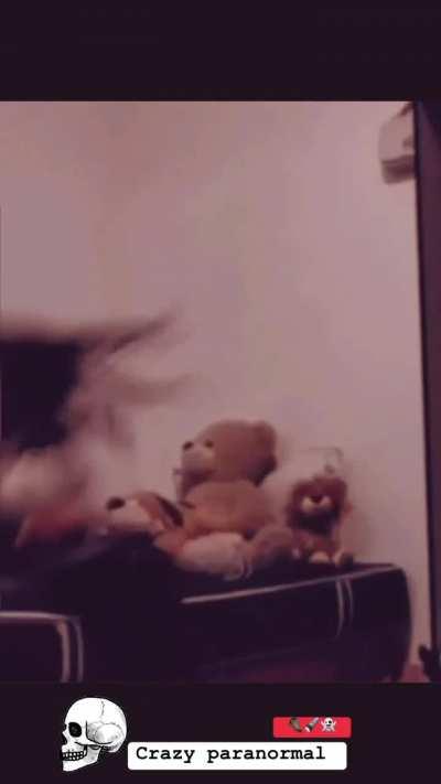 Push of the fear a little girl is literally pushed by an angry poltergeist