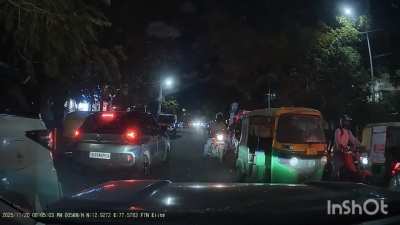 Two minutes of absolute chaos