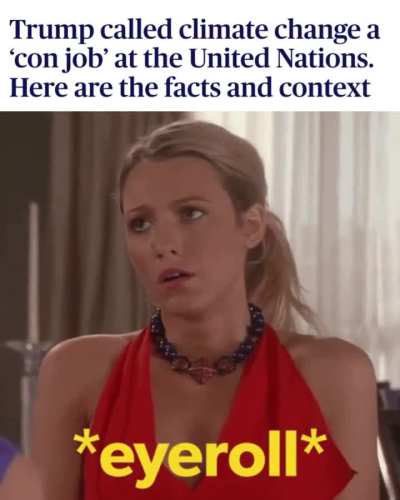 Why are they still allowing this man to speak? Him as president is a con job...