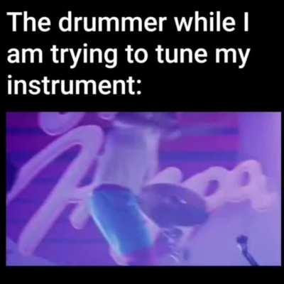 I am the drummer