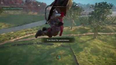 Went into a river on a mount and glitched out. Anyone seen this? 😂😂