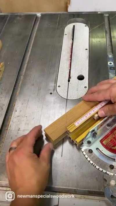 I draw a line on my table saw that lines up to the blade and helps me to keep my cuts exactly where I want them. Anyone else do this?