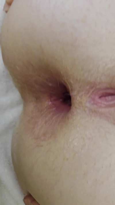 Redhead's asshole gaped by BWC