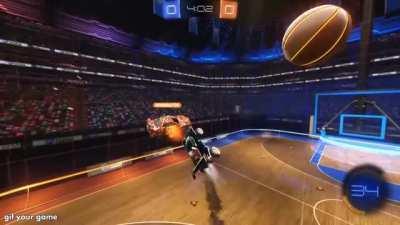 He took the ball so I air dribbled him out of existence instead