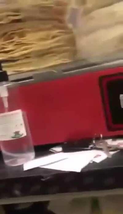 Drunk UK kebab Karen.