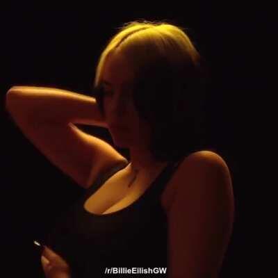 Feeling up her titties