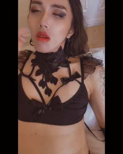 Takes your own cum slut