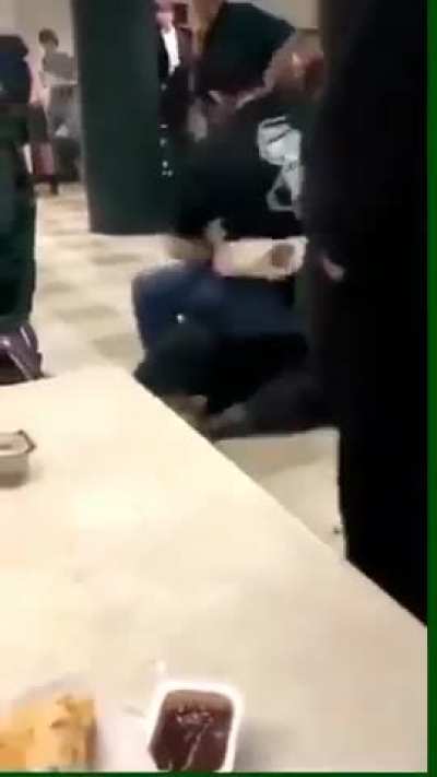 20 year old super senior gets beat up by a 17 year old after they were fighting over a freshman