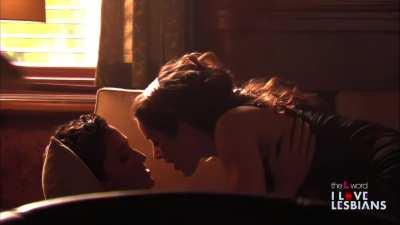 The L Word: Rachel Shelley & Alexandra Hedison (s03e06) *AI ENHANCED*