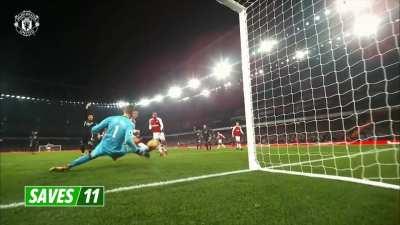 14 DaveSaves! Joint most in the Premier League. Throwback to one of the best GK performances. 10 years of David De Gea❤️