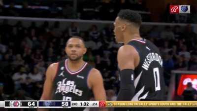 [Highlight] Russell Westbrook calling Dillon Brooks trash