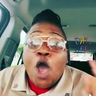 After a hard day at work