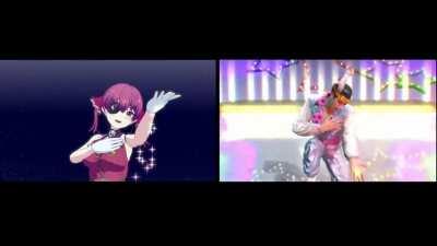 Yesterday's Hologra's marine's idol image is an exact reference of 24 hours Cinderella from Yakuza 0