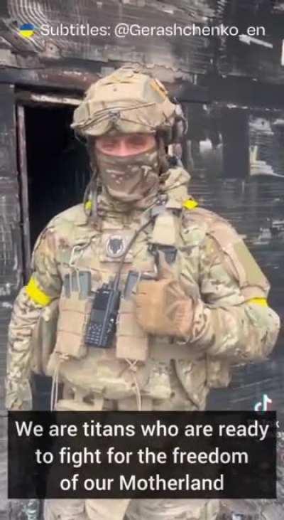 These people are our Victory. They will make our Victory a reality. Please listen to this Warrior. Glory to Ukraine! Glory to Heroes!