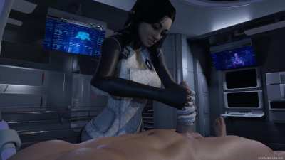 Miranda tests Shepard's rebuilt body (SavageCabbage)