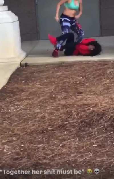 This is what you call a fight ion see no hair pulling whatsoever