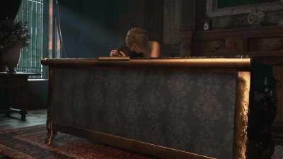 Ashley and Leon deleted cut scene 