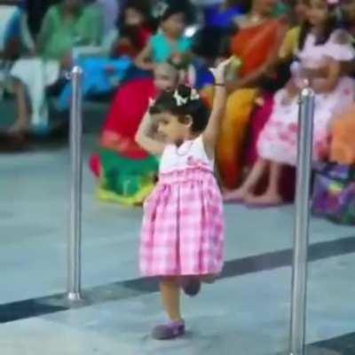 Such delightful dancing steps at such young age . Hope the new generation can uphold the same value . This was on wastapp