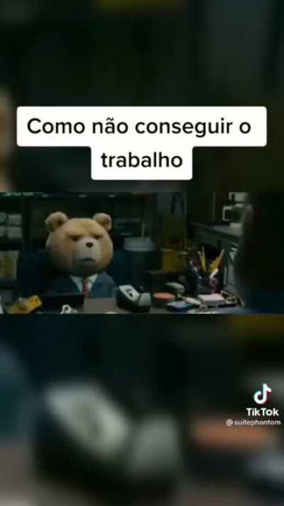 Chat fazendo entrevista de emprego