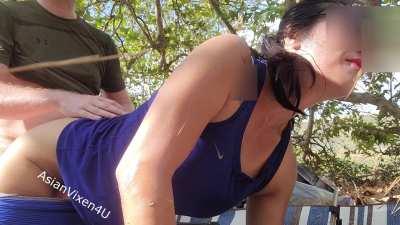 Almost getting caught fucking in public