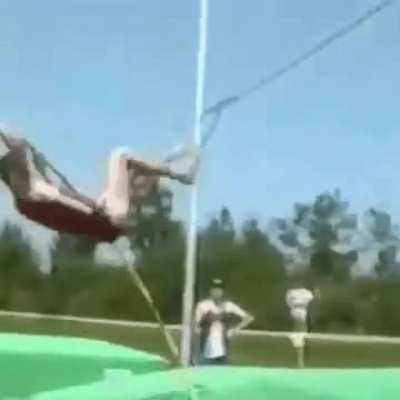 to pole vault