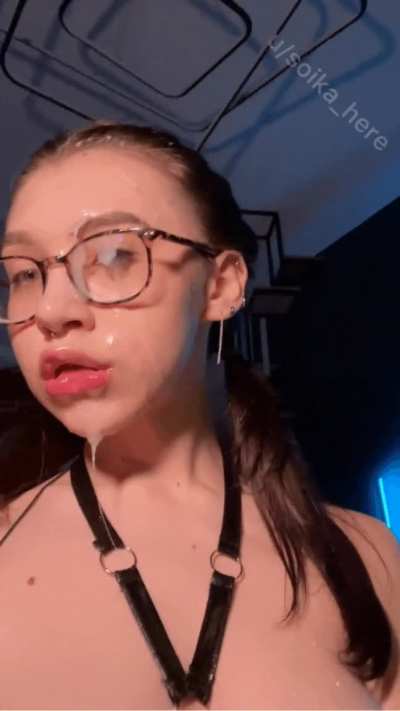 Big secret to my glowing skin are those thick loads of cum everyday