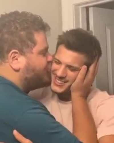 You don’t kiss your homies?