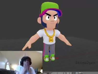 Brock model fix. brawl stars glitches