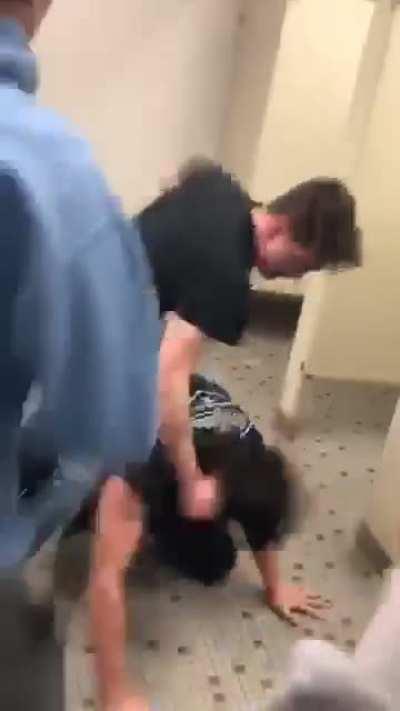 BBB - Brutal Bathroom Beatdown.