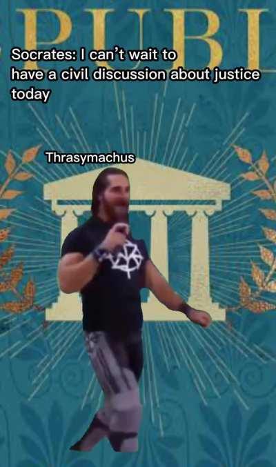 Socrates opened his mouth