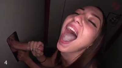 I Love When They Find Hot 18 Year Olds to Fuck in The GloryHole Booth...