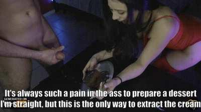 I just like cream on my dessert