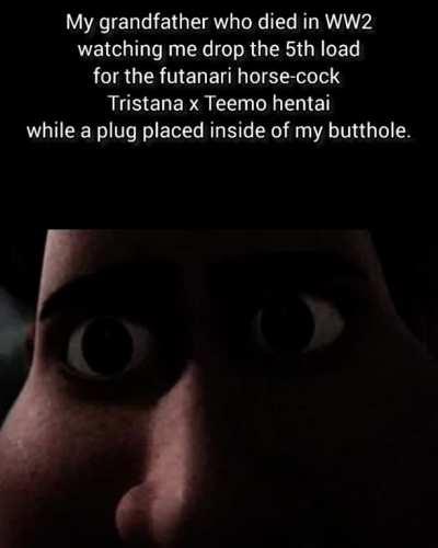 I assume he's proud of me.