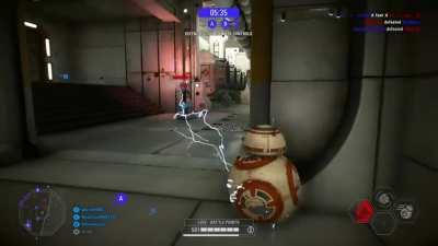 This is my biggest brain play of all time. I noticed phasmas droid and I know that if your cable whips get interrupted by it it doesn't get cool down so I used it to extend my cable whips length. 100000000 IQ play right here