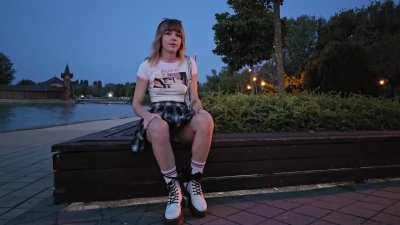 Playing in public turns me on