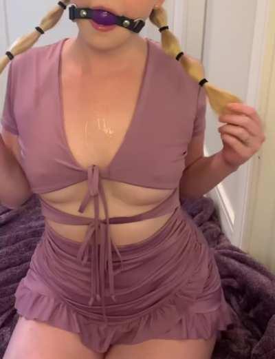 Master likes a drooly mess