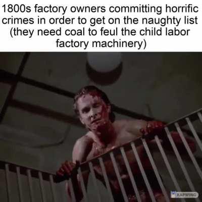 Got to keep the factory working