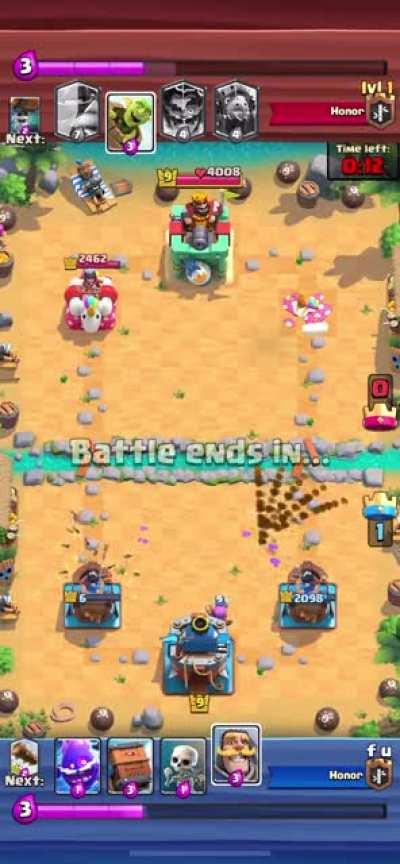 He choked so bad in the tournament…. and left when I shared the replay