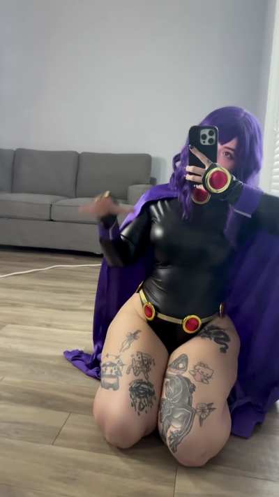 can i wear the raven cosplay while we fuck?