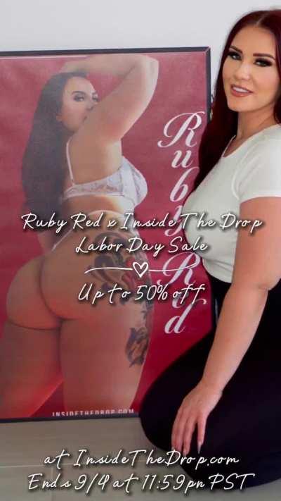 Ruby Red Merch Sale: Up to 50% off thru 9/4