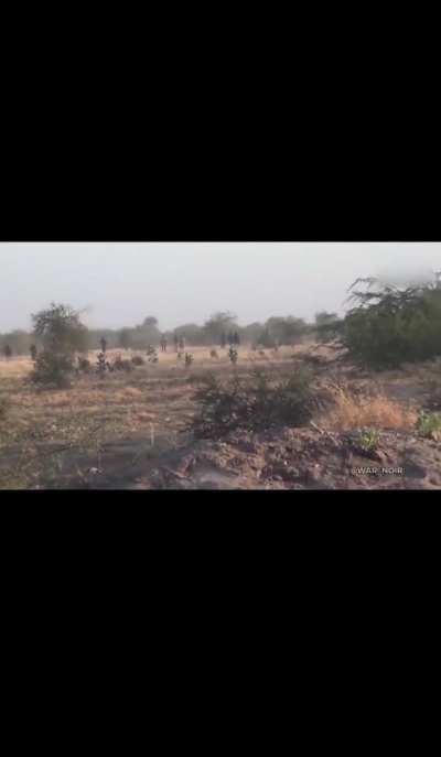 ISWAP (ISIS - West Africa) militants raid a Nigerian Army barracks in Borno State, Nigeria