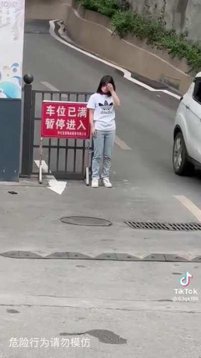 She must be freezing