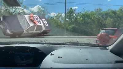 OMG guys I just witnessed an crazy accident!