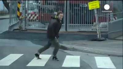 Powerful winds in Norway