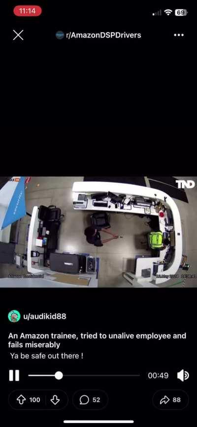 Amazon trainee tries to shoot Amazon employee